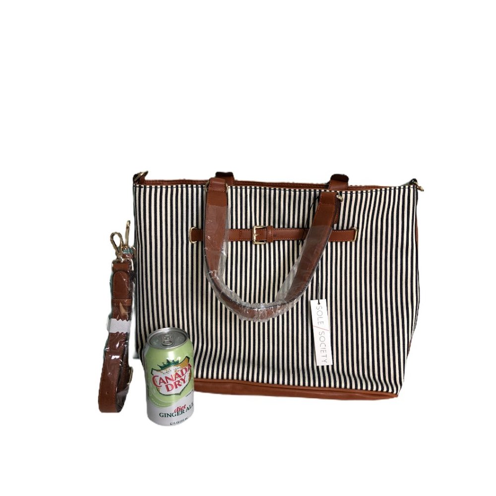 NEW Sole Society NINA Belted Shoulder Tote